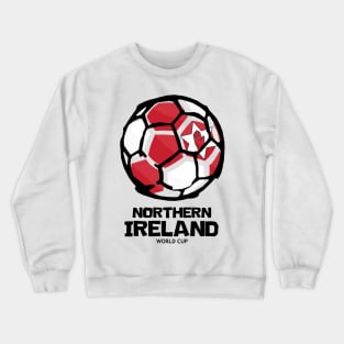 Northern Ireland Football Country Flag Crewneck Sweatshirt